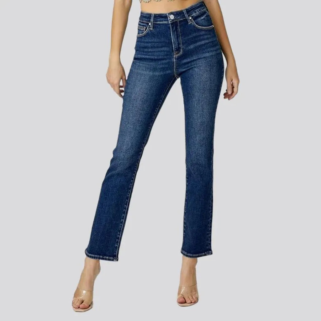 Classic women's cigarette jeans