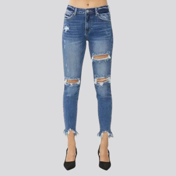 Women's ankle-length jeans