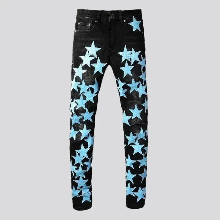 Blue-stars men's jeans