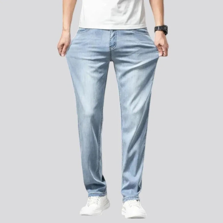 Thin men's jeans