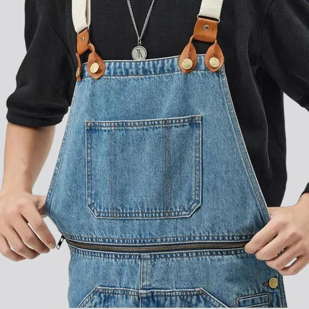 Retro jean men's overall