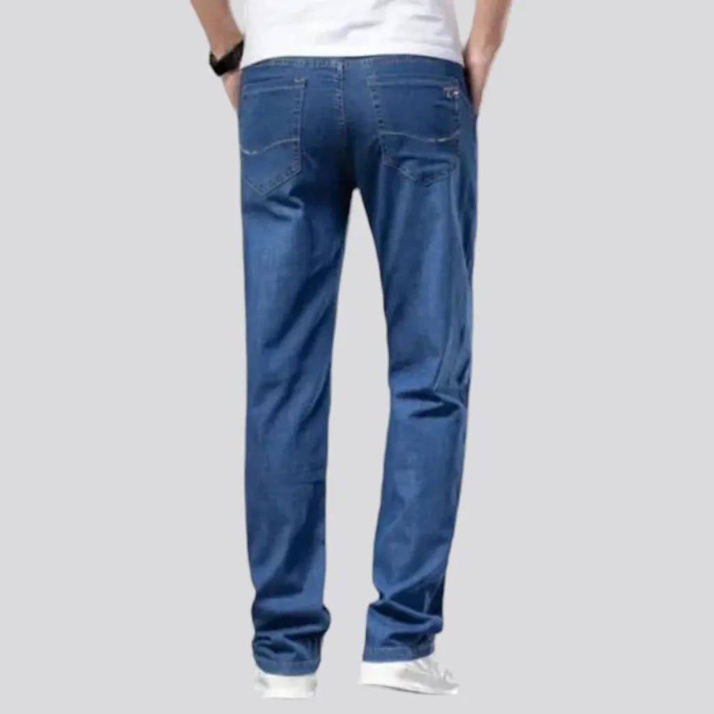 Thin men's lyocell jeans