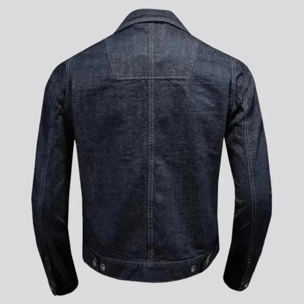 Slim denim jacket
 for men