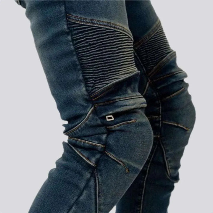 Protective men's moto jeans