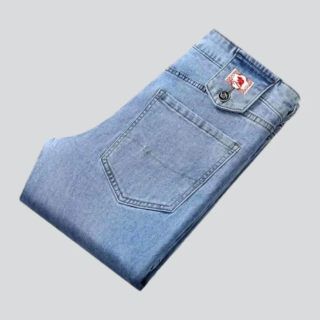 High rise stylish men's jeans