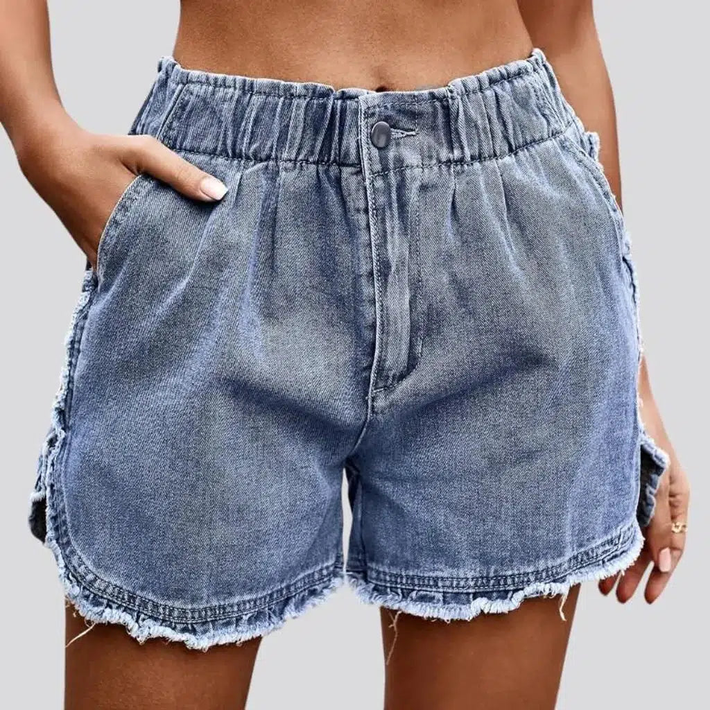 Loose y2k jean shorts
 for women