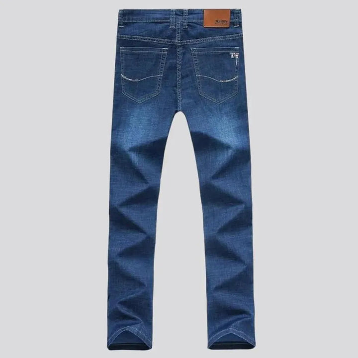 Thin men's lyocell jeans