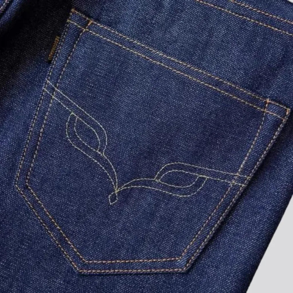 14oz dragon-lining selvedge jeans
 for men