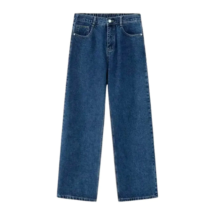 90s Fashion Street Style Men's Jeans - Blue