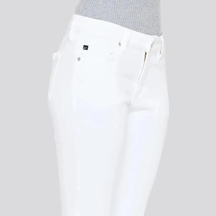 Monochrome casual jeans
 for ladies