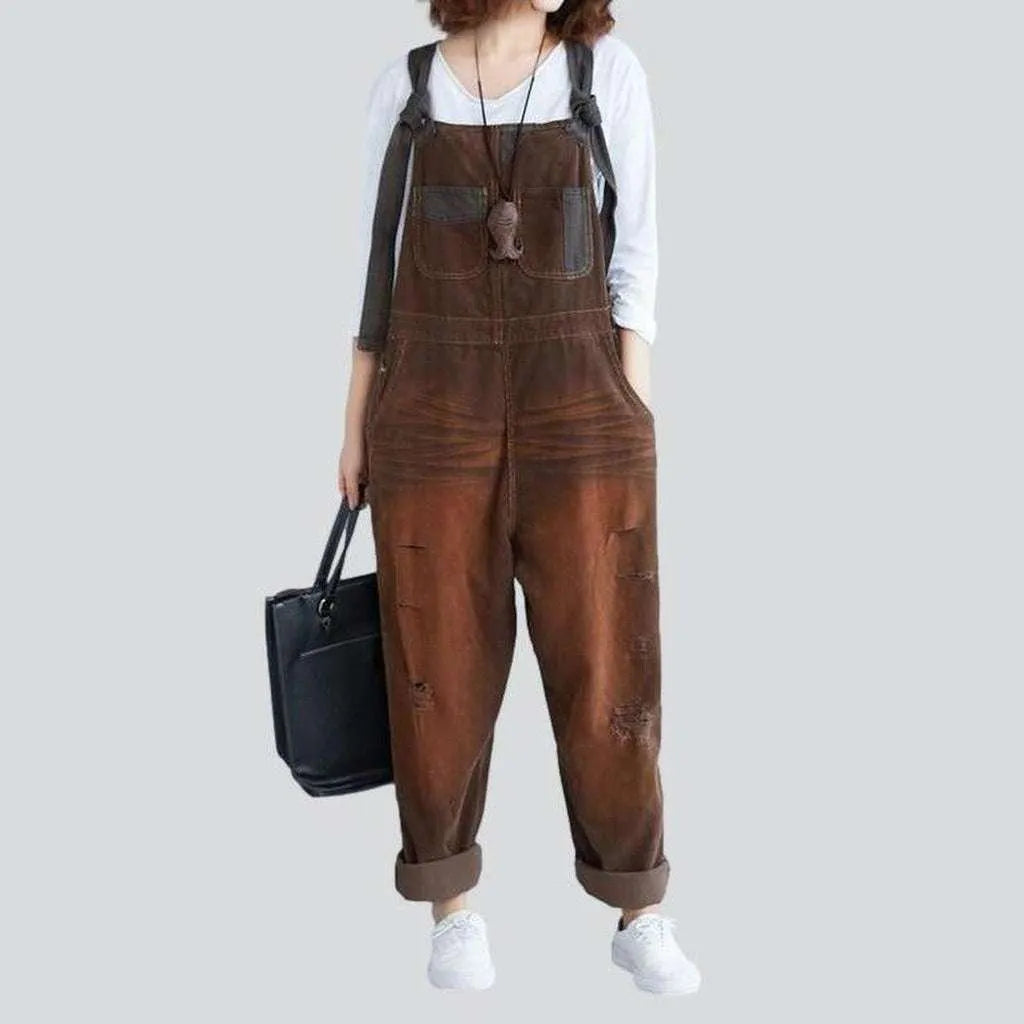 Jean dungaree for women