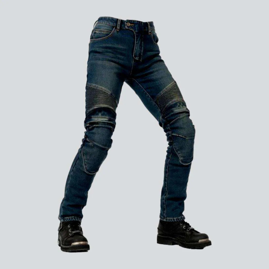 Protective men's moto jeans