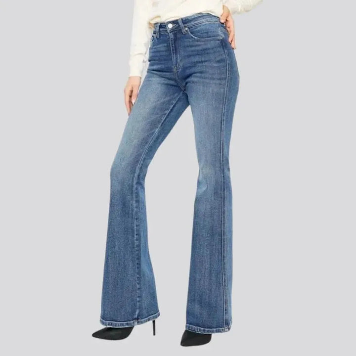 Flared fashion jeans
 for women