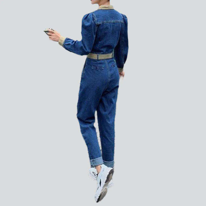 Women's classic jean jumpsuit