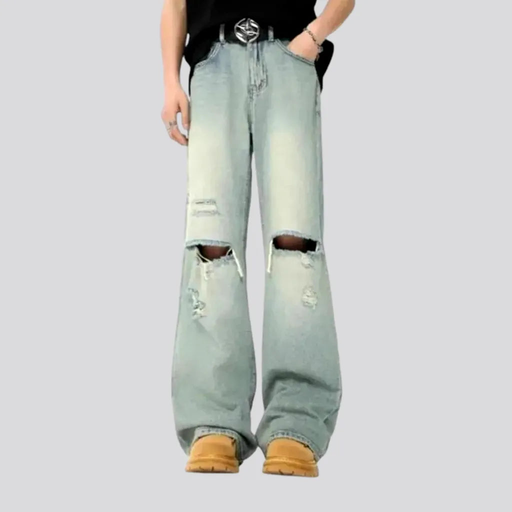 Washed Out Distressed Jeans for Men | Jeans4you.shop