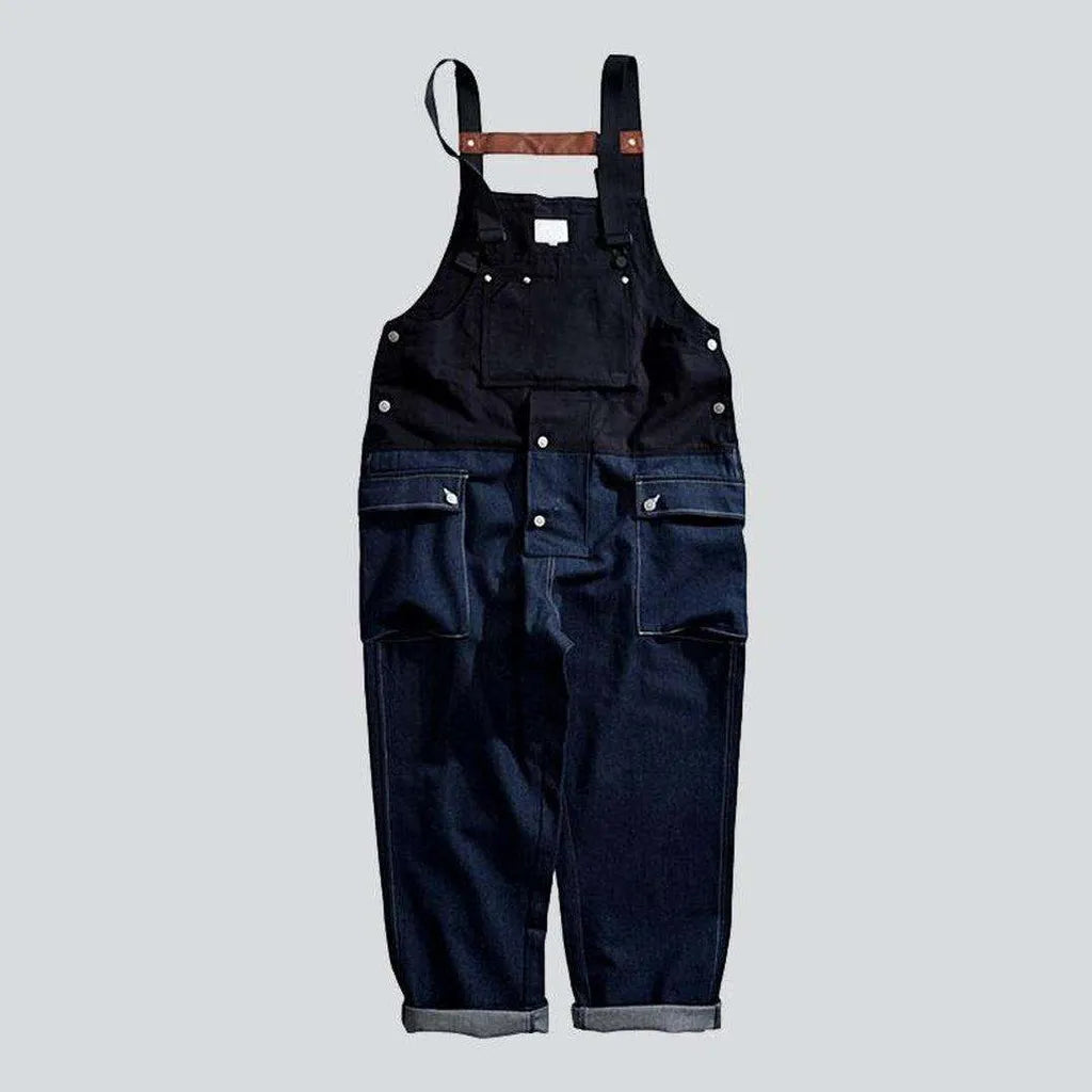 Street style men's jeans overall