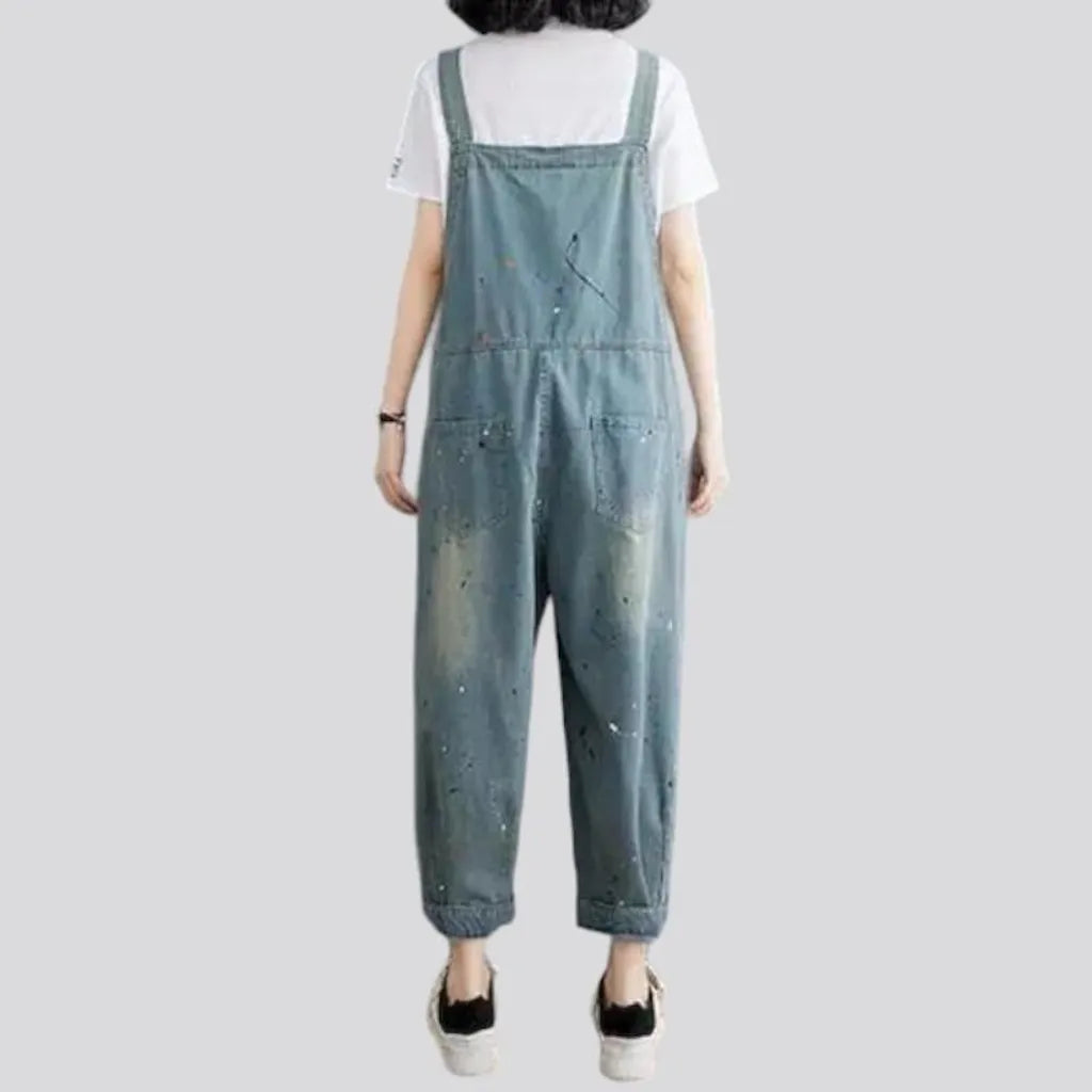 Baggy y2k denim jumpsuit