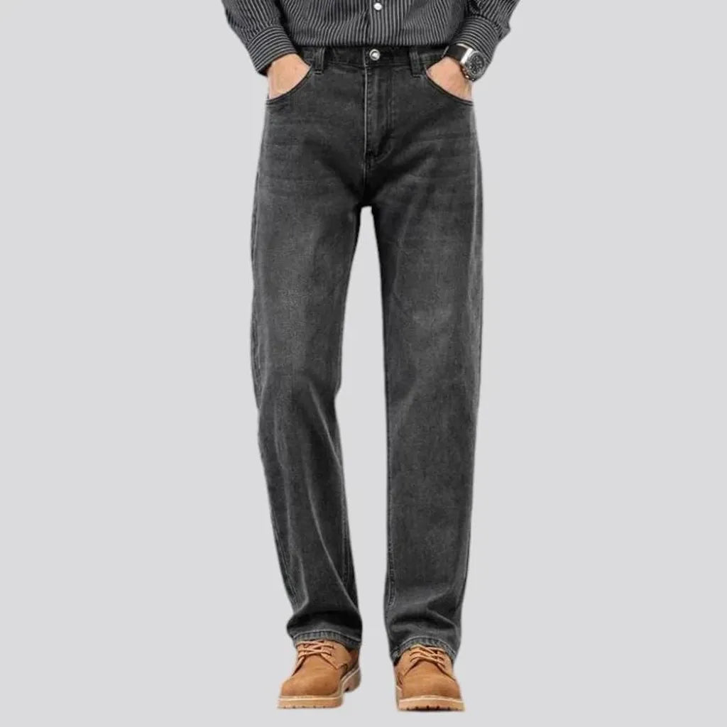 High rise men's jeans