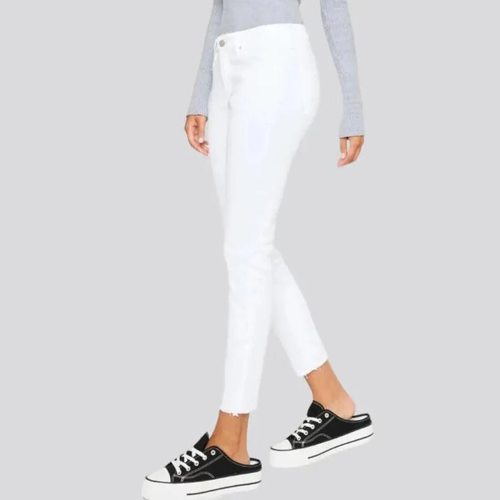 Monochrome casual jeans
 for ladies