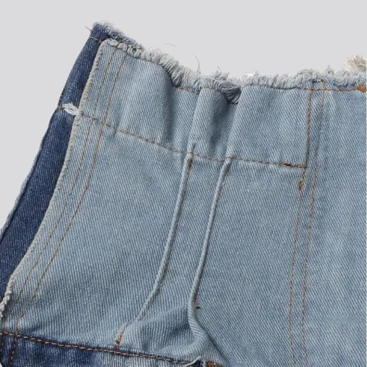 Baggy ultra-high-waist jeans
 for women