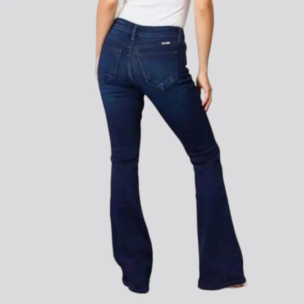 Sanded women's jeans