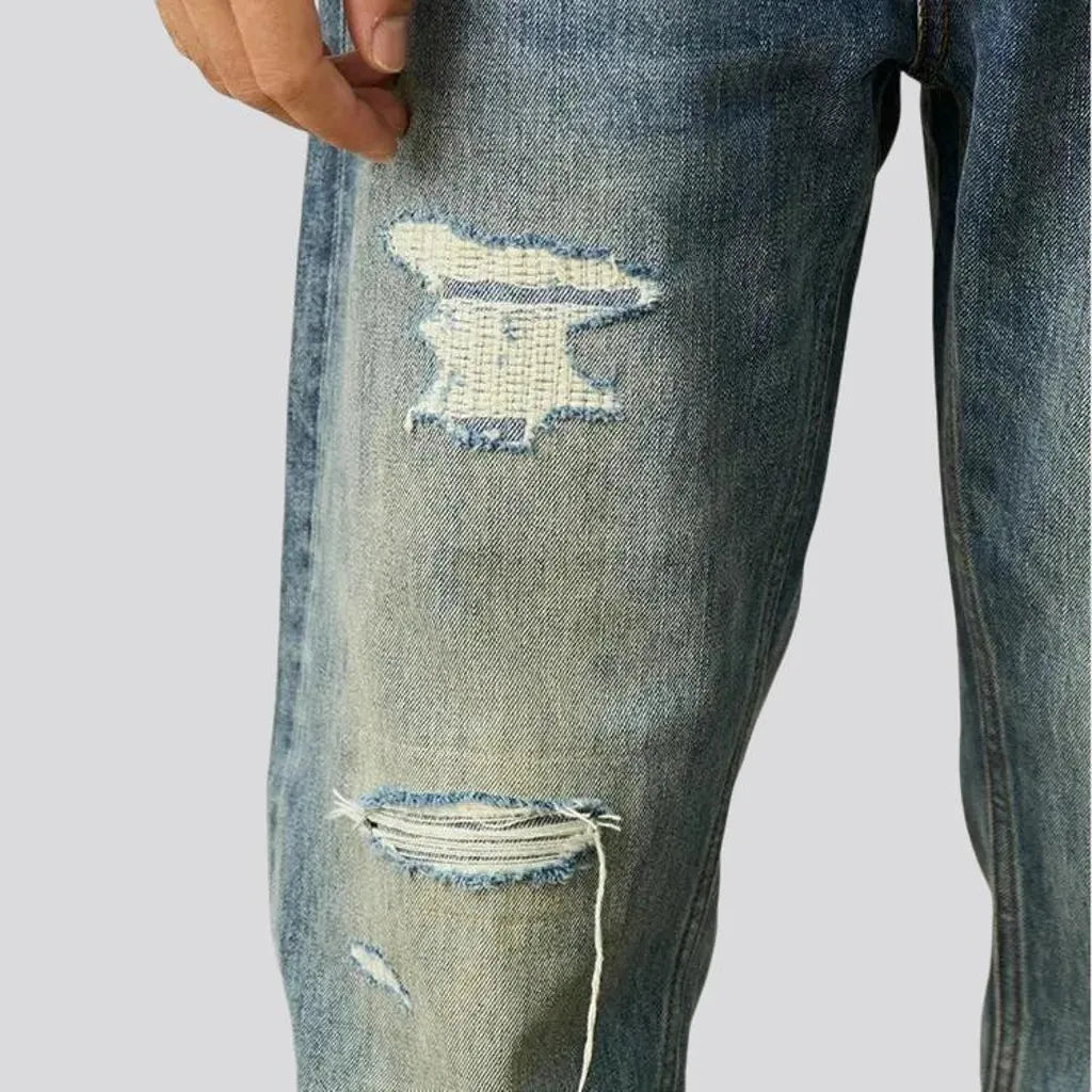 Vintage straight fit men's jeans