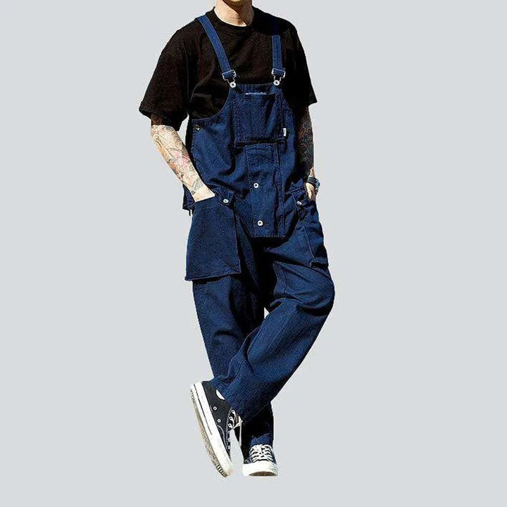 Stylish jean overall for men