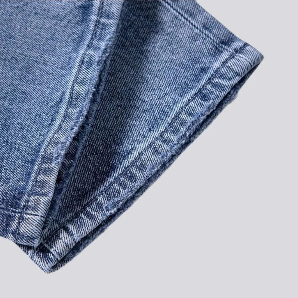 Slim heavyweight self-edge jeans
 for men