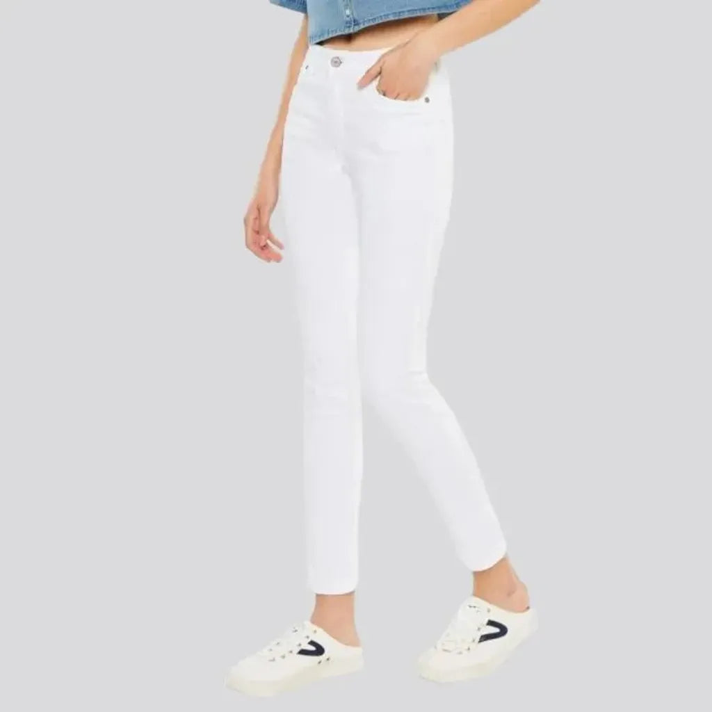 Women's white jeans