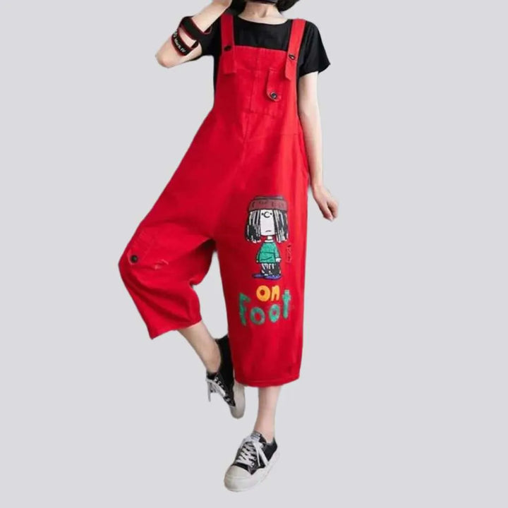 Stylish jean dungaree for ladies