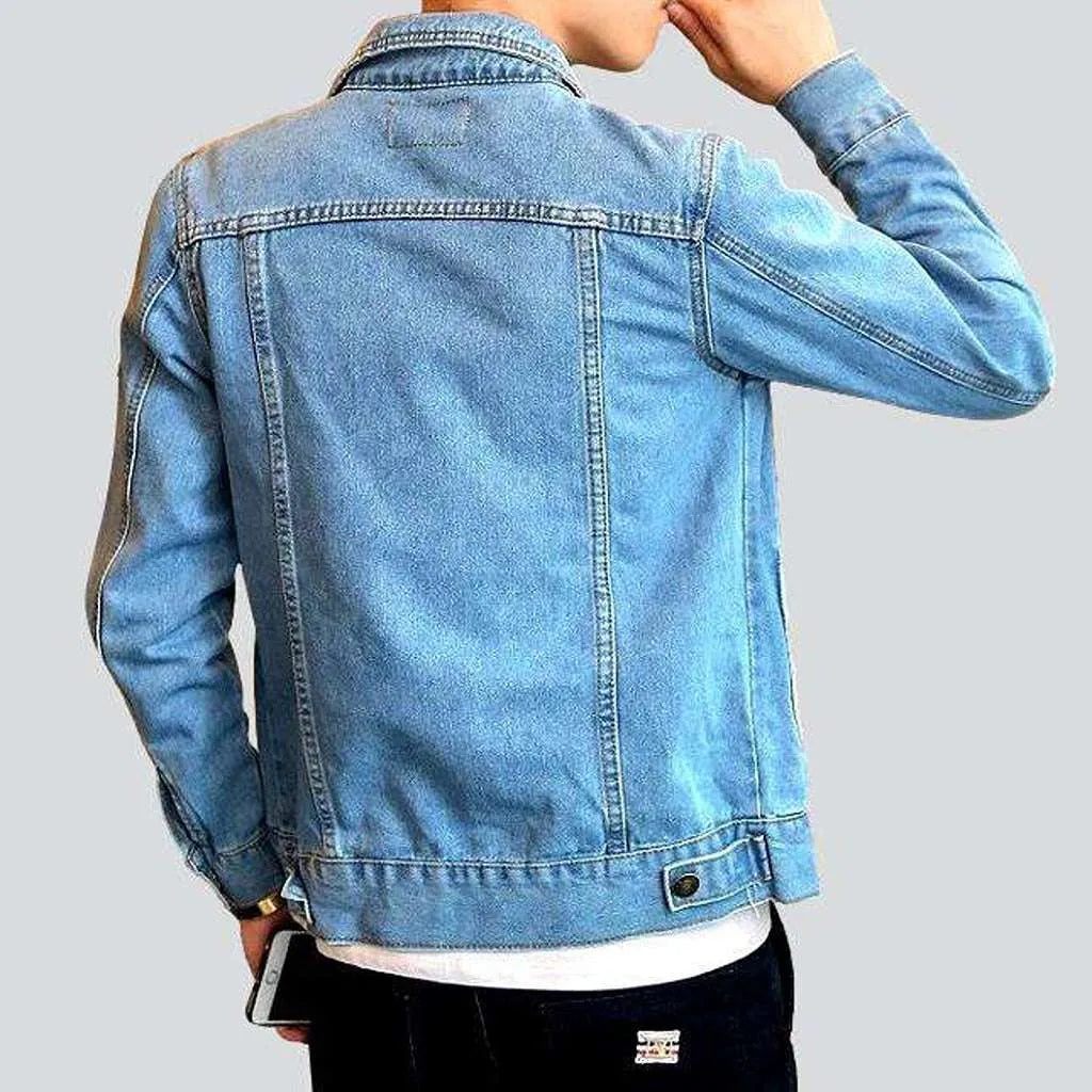 Casual trucker denim jacket