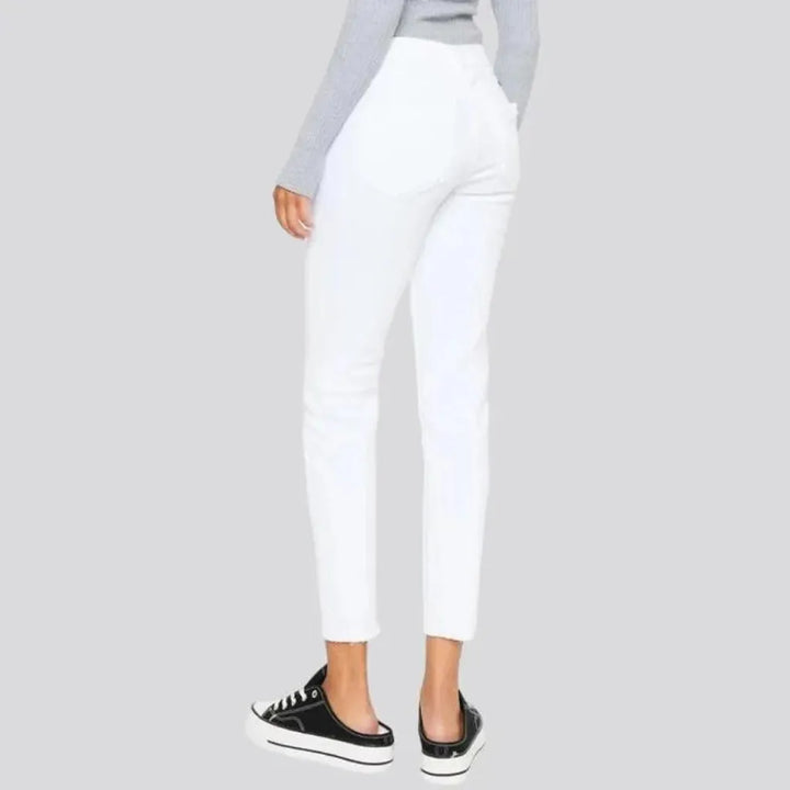 Monochrome casual jeans
 for ladies