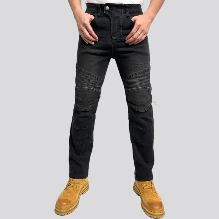 High-waist slim men's biker jeans | Jeans4you.shop