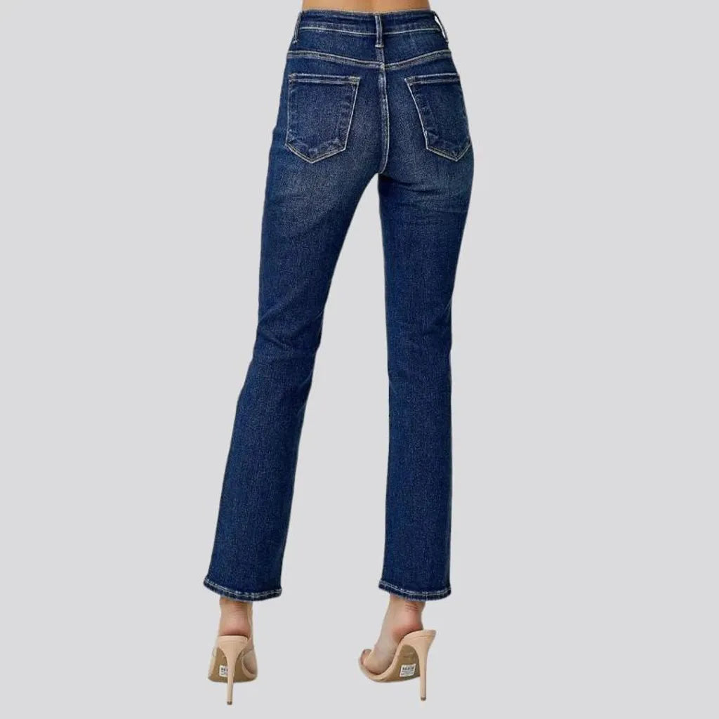 Classic women's cigarette jeans