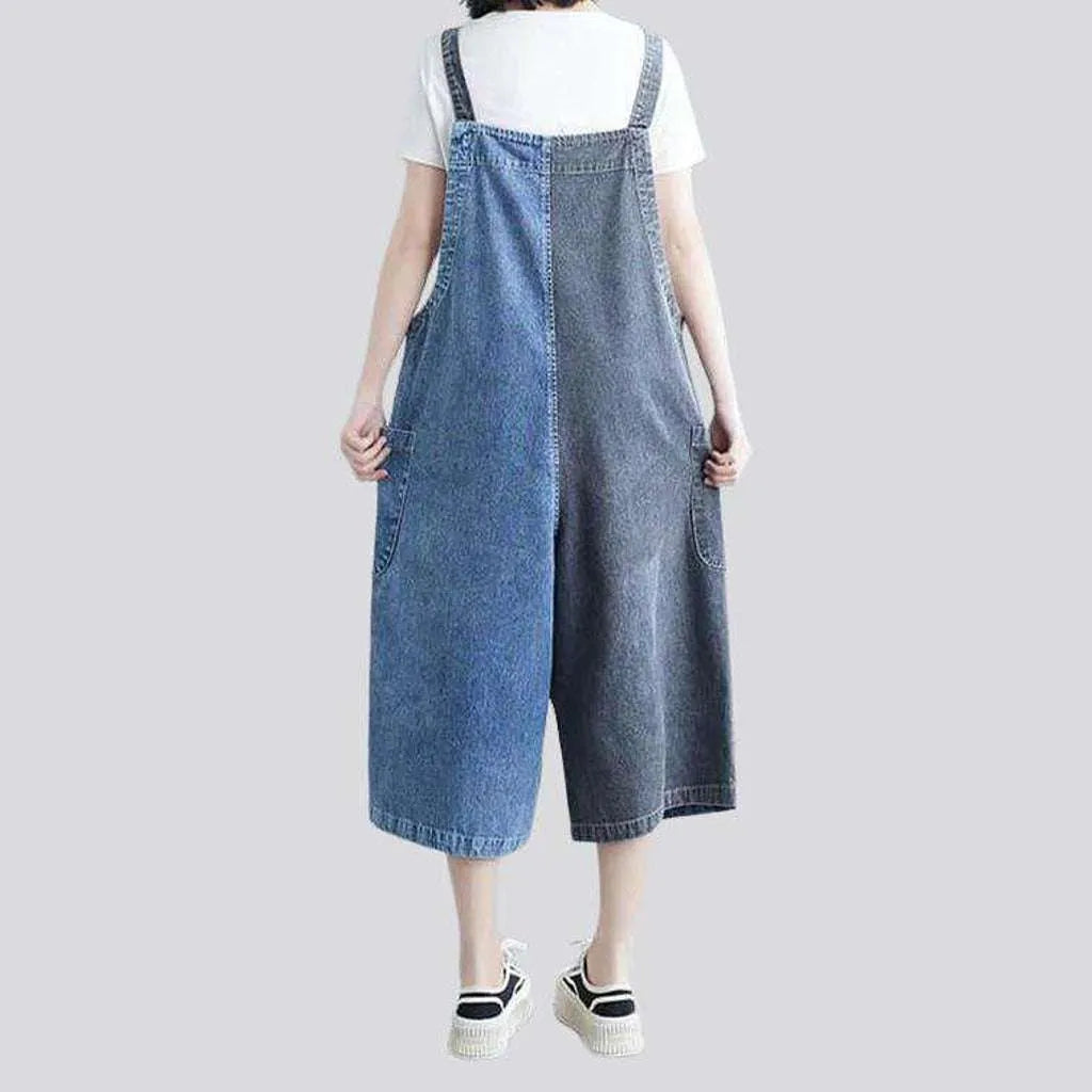 Trendy jean overall for women