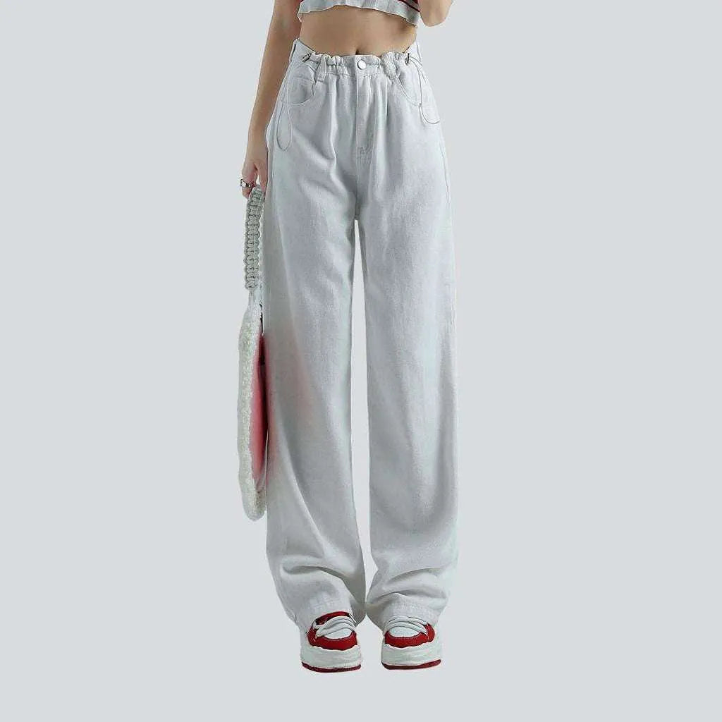 Streetwear baggy jeans for women