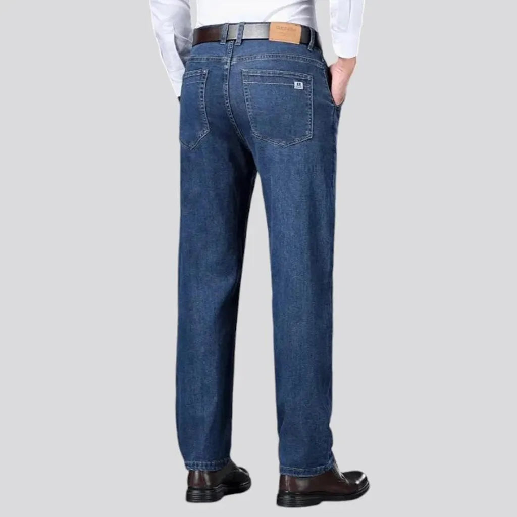 Classic fit stretchable men's jeans