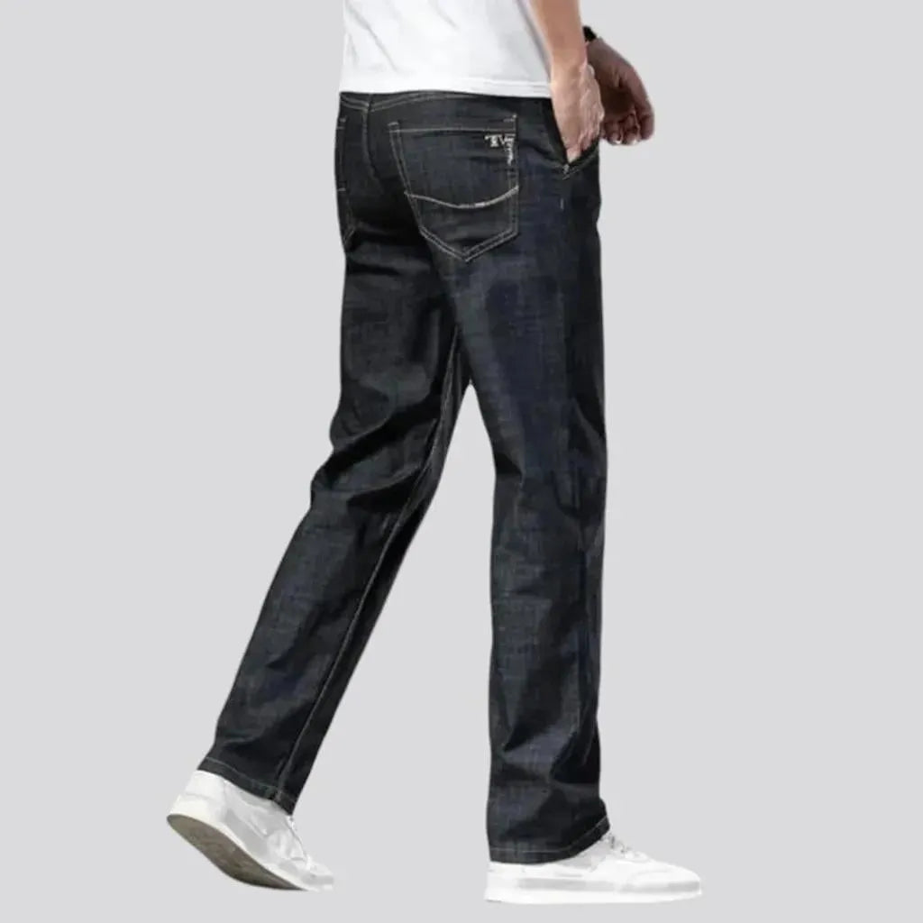 Thin men's lyocell jeans