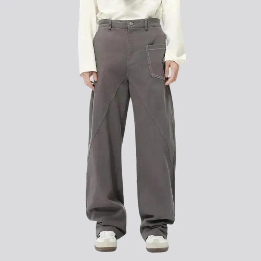 Stylish baggy men's jeans pants