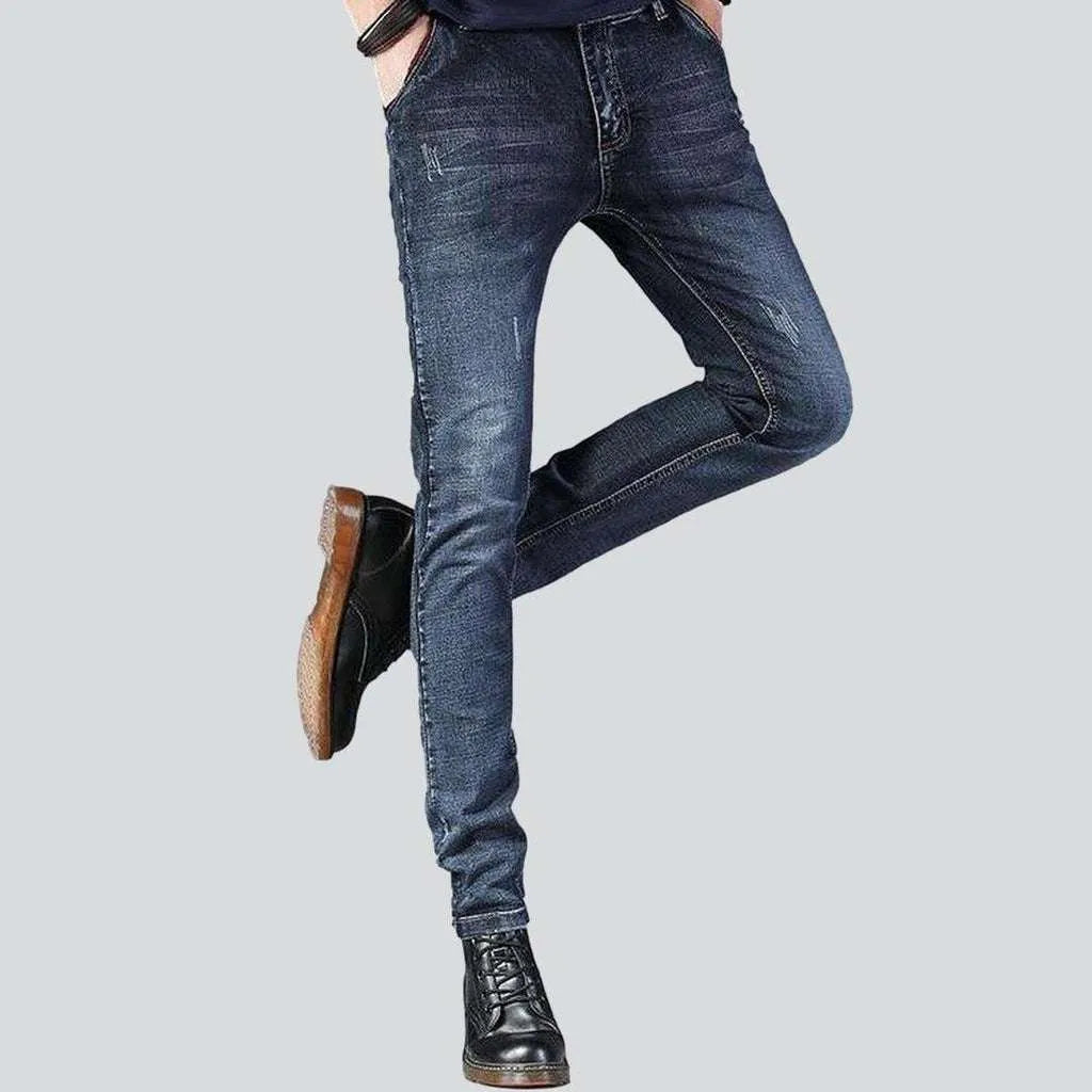 Dark blue men's jeans