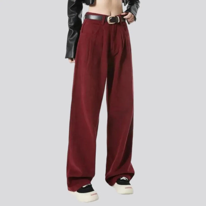 Baggy y2k denim pants
 for ladies