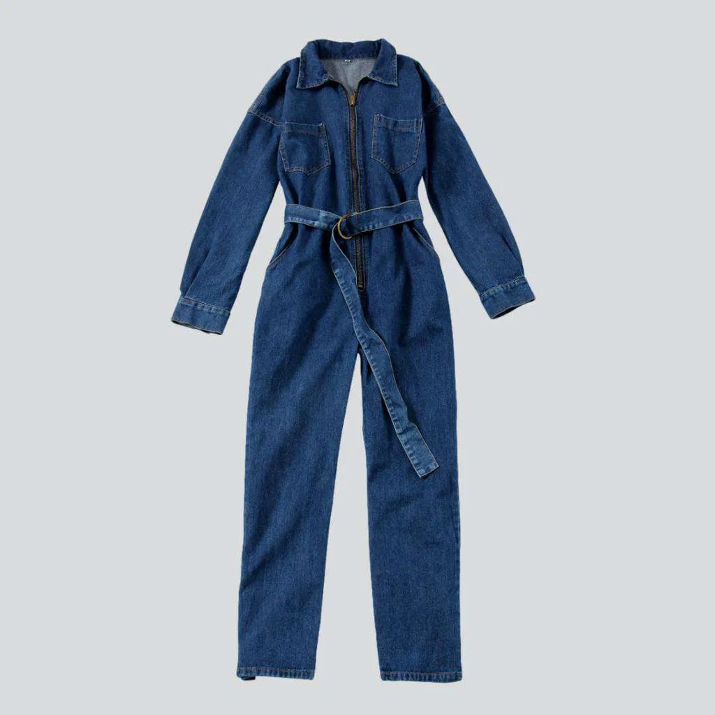 90s oversized jeans women's jumpsuit