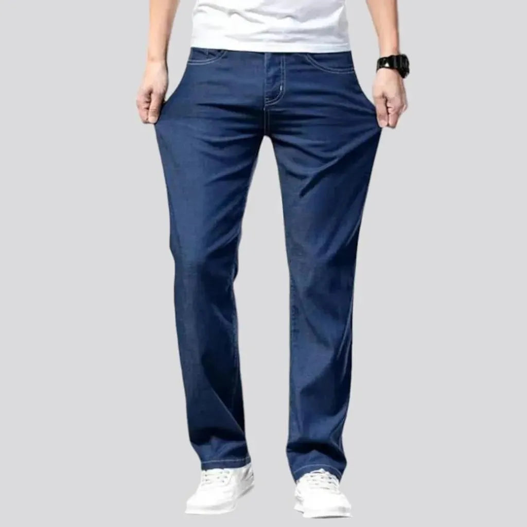 Lyocell men's tapered jeans