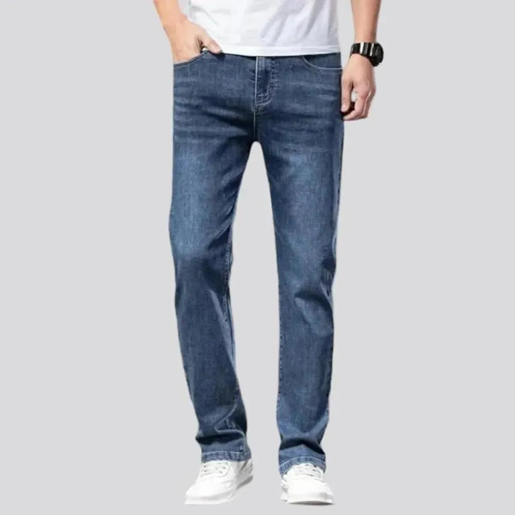 Tapered men's lyocell jeans