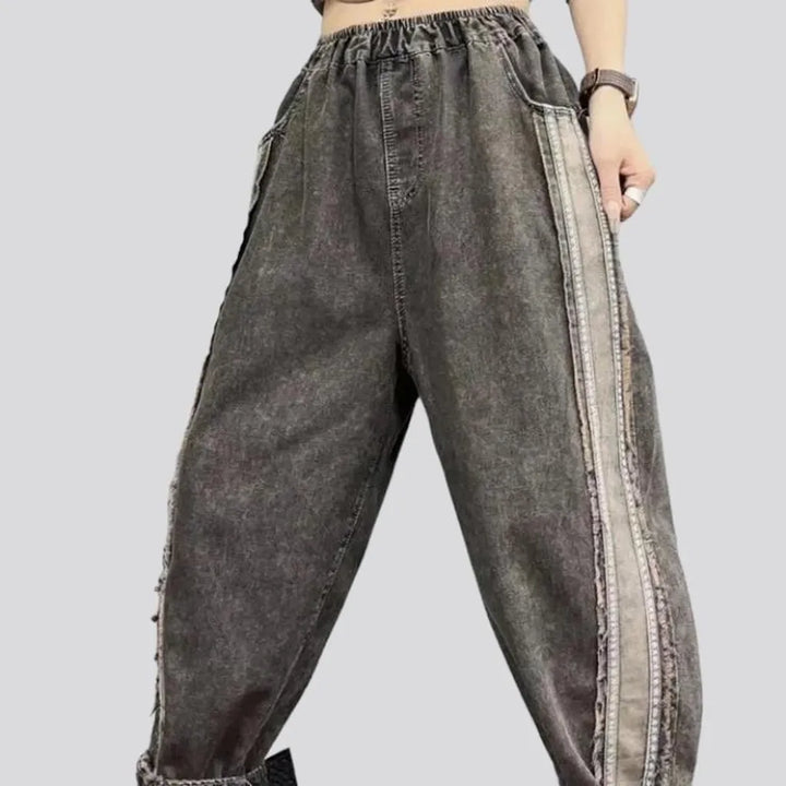 Baggy vintage denim pants
 for women