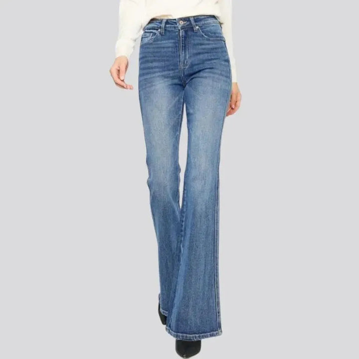 Flared fashion jeans
 for women