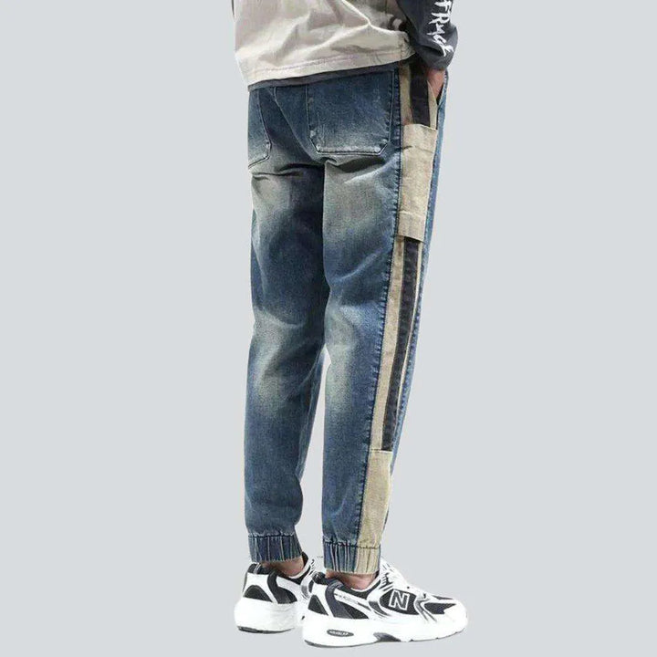 Joggers men's jeans with bands