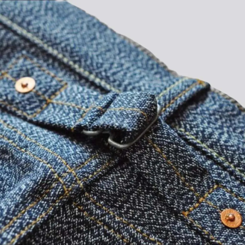 Straight high-quality men's selvedge jeans