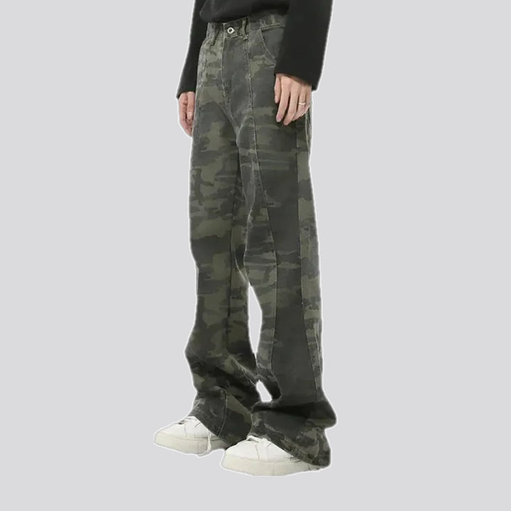 Stylish army jeans for men