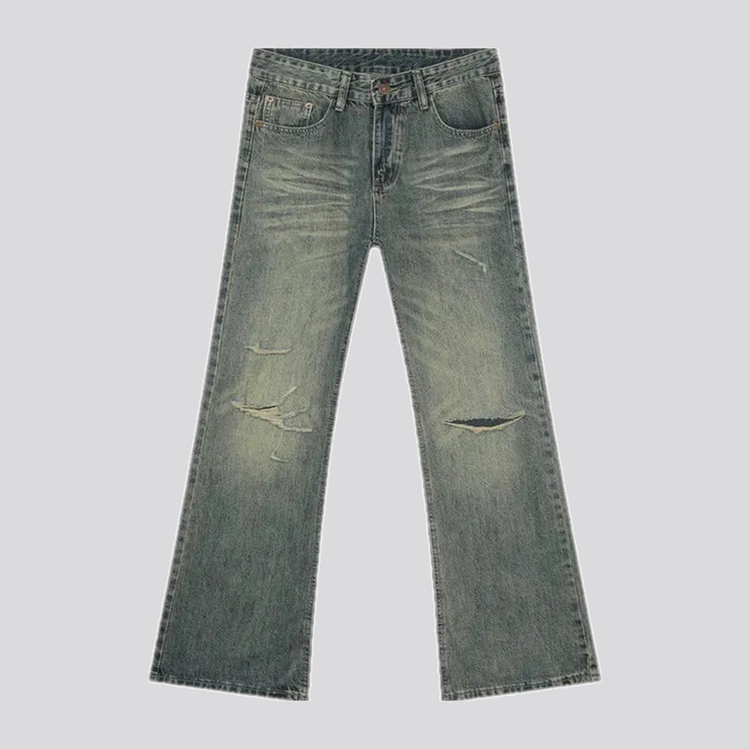 90s grunge style bootcut men's jeans